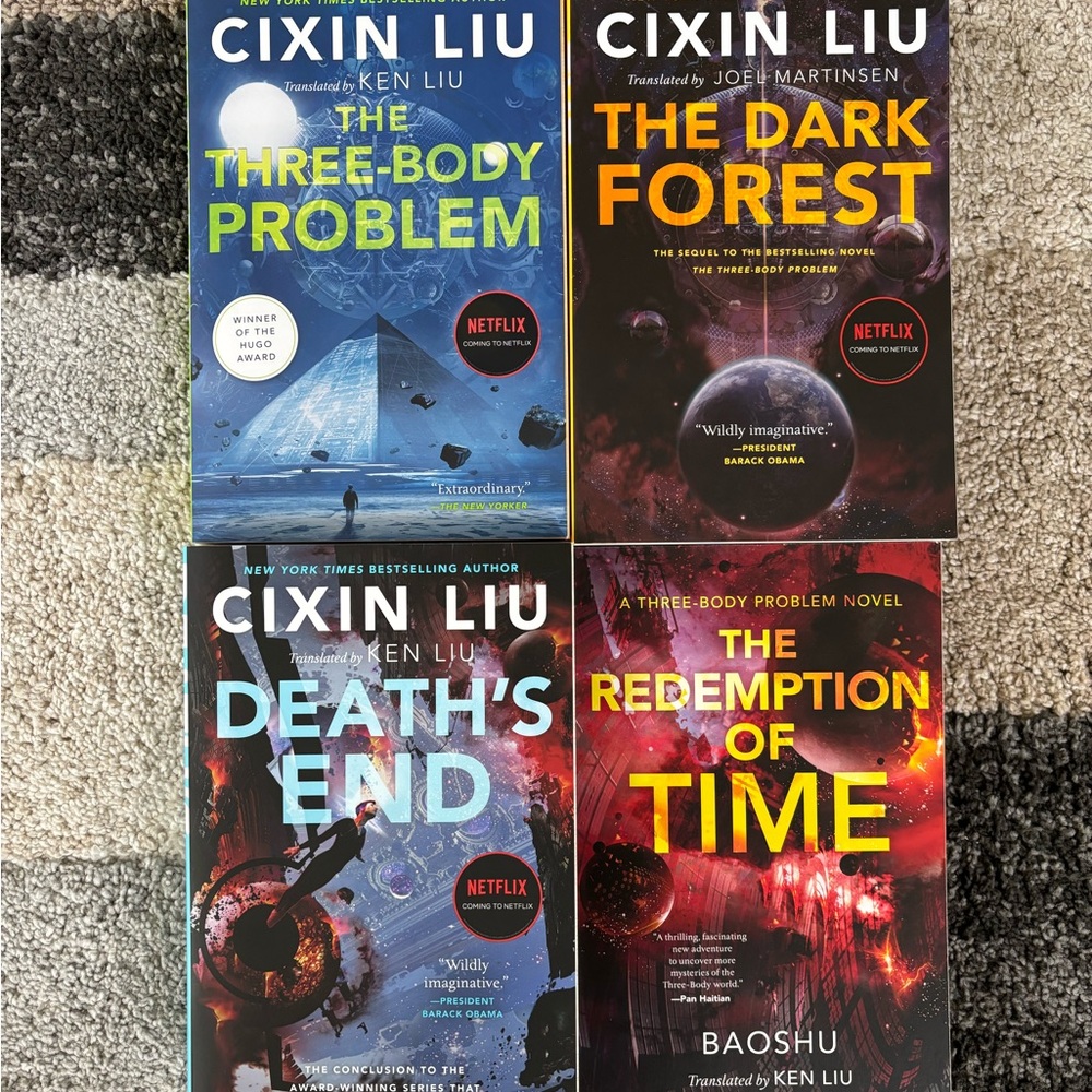 The Three Body Problem Series (All 4 Books) Like New